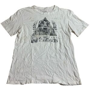 GUESS Nocturnal Scavengers Graphic Tee White Size M